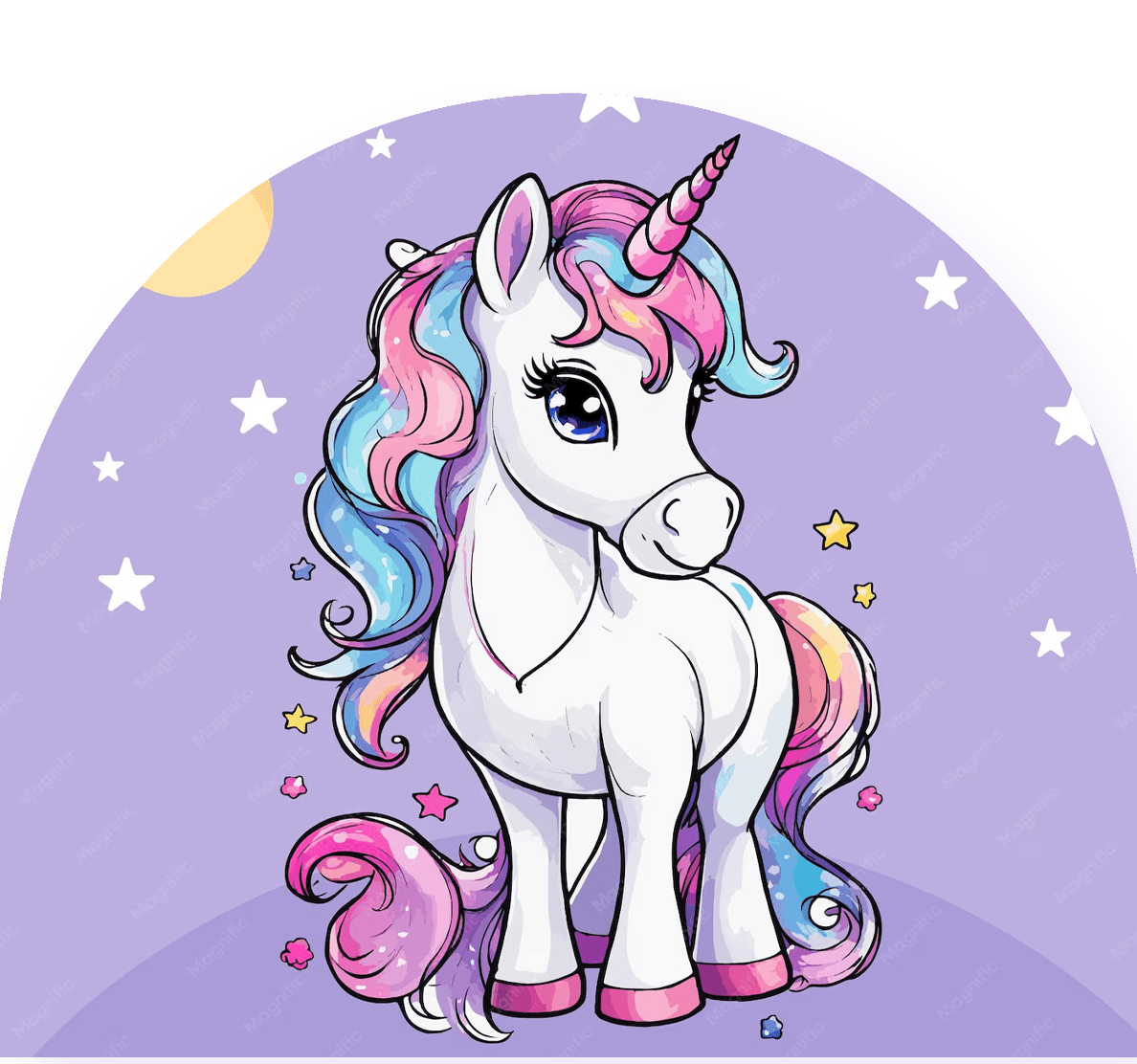 Licorne -Fraise & Vanille-